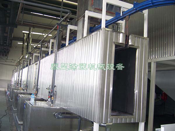 噴淋前處理實(shí)景